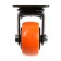 Furniture wheel CAPPIO, D = 38 mm, rotary, PVC coating