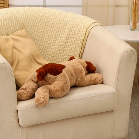 Soft toy "dog", 50 cm, brown color-2