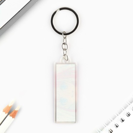 Key keychain Children's acrylic "Eye -player", 2.3 x 7 cm-1
