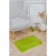 Fluffing shaft rug, 40 × 60 cm, green color