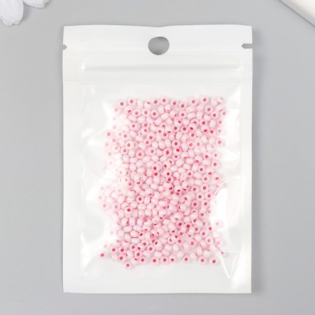 Glass glass 8/0 "Color middle. Red beans" 10 g-2
