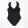 Swimsuit female adhesive minku color black, size 44