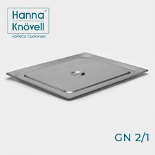 Stainless steel cover to gastrotics 2/1, 65.4 × 53.3 cm, thickness 0.8 mm