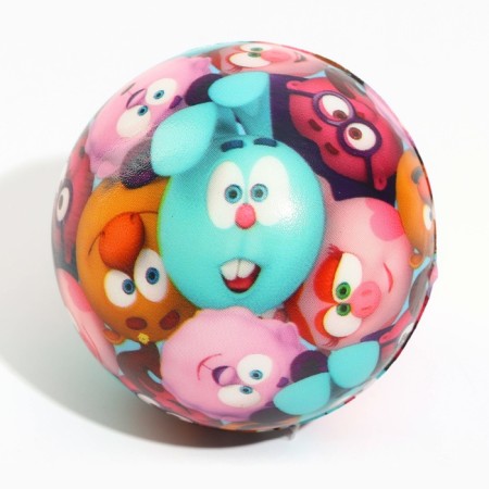 Soft ball Smeshariki "Friends", 6.3 cm, mix-3