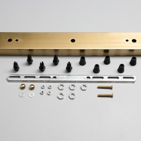 The base for the lamp "Linear-5" copper 60x5x2cm-1