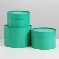 A set of hats 3 in 1 sea wave, gift packaging, 16 x 10, 14 x 9, 13 x 8.5 cm