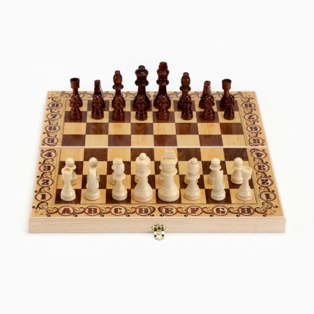 Chess Tournament Wooden 40 x 40 cm "Debut", King H-9 cm, Pig H-4.5 cm-2