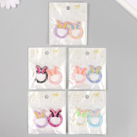 Carabiner Metal "Butterfly" mix 3.8x3 cm-5