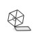 Bottis holder 21 × 19 × 17 cm, metal