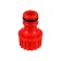 Fitting, internal thread 1/2 ", plastic, grinda