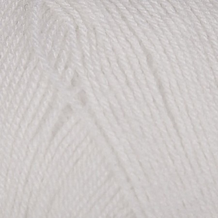 Yarn "Superlana Tig" 25% wool, 75% acrylic 570m/100g (55 white)
