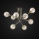 Cutilux Cutilux chandelier CL105185 85x85x50 cm, 5x40W, E14, brown color