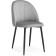 STULL OF A MARAL CARKASAS Logan Metal/velor, black/light gray 48x52x82 cm