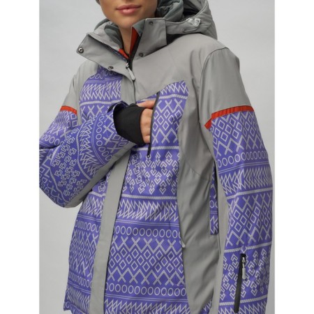 Ski suit, size 58, purple color-7
