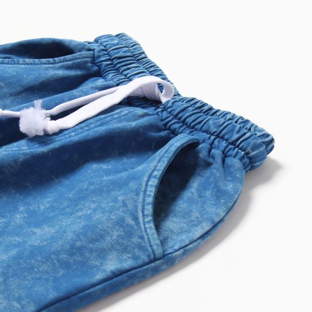 Pants for the boy, the color is blue, height 104 cm-1