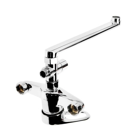 Accoona A7030 bath mixer, one -leaf, with shower set, brass, chrome-3