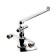 Accoona A7030 bath mixer, one -leaf, with shower set, brass, chrome