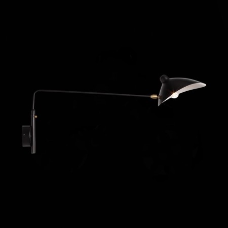 Sconces st. SL305.401.01. SPRUZZO. 1x60 watts, e27, 18x40 cm, black color-9