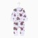Combineson for children, white color/dog, height 62 cm