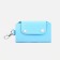 Key of buttons, length 11 cm, 7 carabiners, blue color