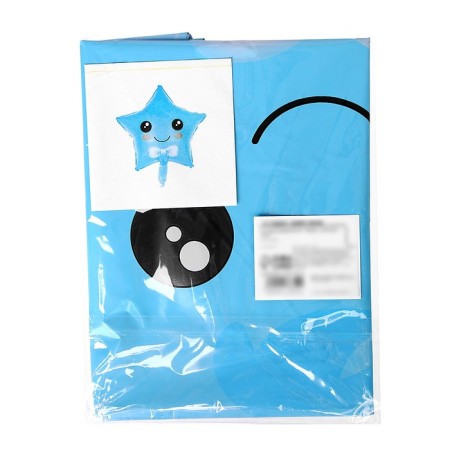 Foil ball 18 "Star with tie", blue-2