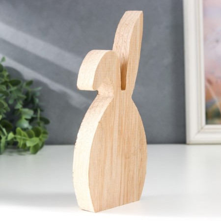 Souvenir tree, ceramics "Green Bunny" 15x3x7.4 cm-3