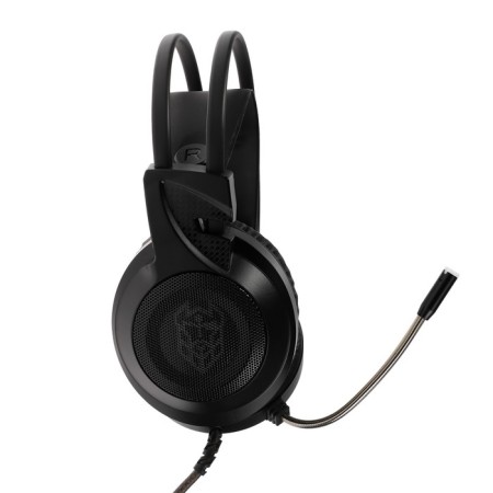 The headphones of Qumo Odin, game, microphone, 3.5+usb, 2.2m, backlight, black-3