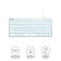 Keyboard A4Tech FSTYLER FX61 White USB Slim Led (FX61 White)
