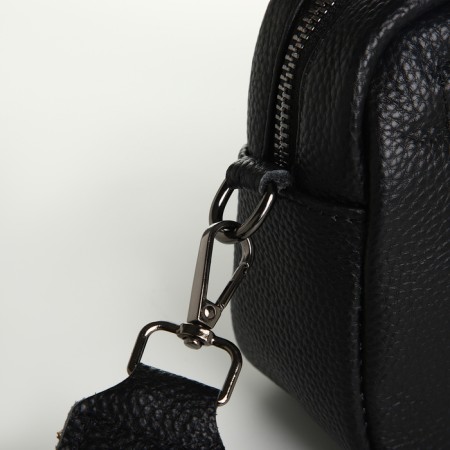 Women's bag with lightning, black color-5