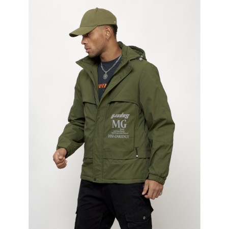 Sports male jacket, size 54, khaki color-1