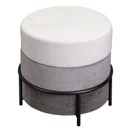 Norunn Pouffer, 480 × 480 × 450 mm, Shenill, Close Color gray-11