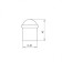 Door stop ds PF-40 CP-8, color chromium