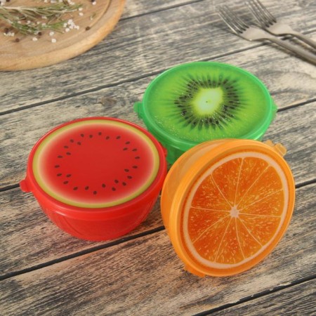 Container Plastic food shade "Juicy fruit", 500 ml, color mix-9