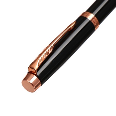 Gift handle, ball "tons" in the leatherette case, rotary, black body with gold-4