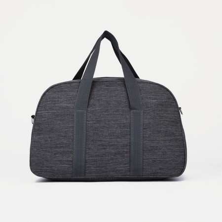 Road bag with lightning, external pocket, long belt, gray color-1