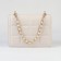 A chain with pearls for a bag, with carbines, iron, d = 8 mm, 30 cm, gold color