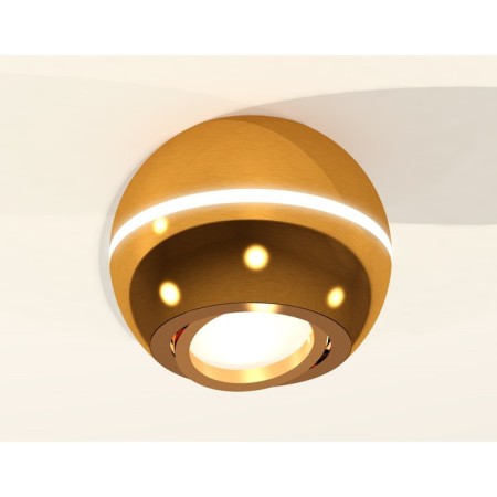 Turning lamp Ambrella Light, XS1105011, MR16 GU5.3 LED 3W, 4200K, Color GOLD YOLD-1