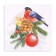 New Year's napkins Paper Lilia "Bullfinch", 2 layers, 33x33 cm, 20 pcs