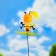 Plug "bug with an umbrella" 9x13cm, length 60cm