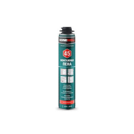 Kudo Donewell 45 installation foam, professional, all -season, 1000 ml