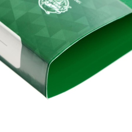 Folder on 2 rings A4, Calligrata, 27 mm, 700 μm, internal and end pocket, green-3