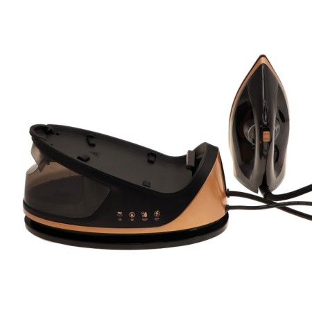 Sakura SA-3065CBK steam generator, 2400 watts, keras. sole, 1.1 l, 130g/min, black-gold-8