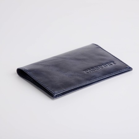 Cover for passport, blue color-3