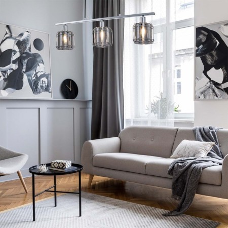 Suspension lamp 1x40W E14, size 70x13.1x120 cm-4