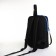 Textura zipper on the zipper, external pocket, black/blue color