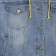 Denim jacket for girls, height 170 cm, blue color