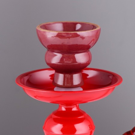 Hookah "tunch", 25 cm, 1 pipe, red-2
