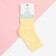 Socks for girls Terry Kaftan "Smiley", size 18-20 cm, color yellow color