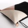 Shoe bag on the lace, Textura, black/beige color