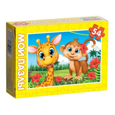 Children's puzzle "Fun adventures", 54 elements